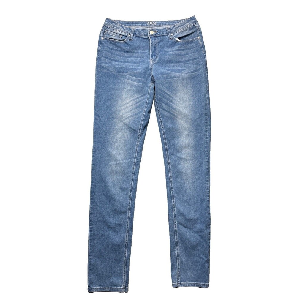 Alloy Apparel Siena Tall Jeans     Womens 13x37 Straight Leg Mid Rise Med Wash